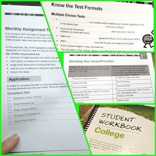  Victus Study Skills System level 4 collage