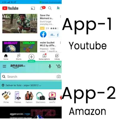 Split Screen share 2 application