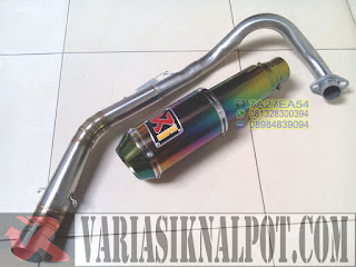 harga Knalpot Racing Jupiter MX King 150 satria FU Akrapovic Lorenzo Rainbow