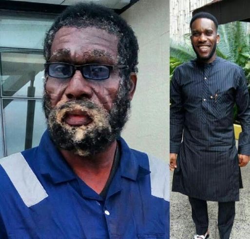 See How Special Effects Makeup Artist Transformed Jay Jay Okocha Photos