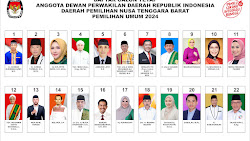 Daftar Nama dan Foto Calon Anggota DPD RI Dapil NTB Tahun 2024