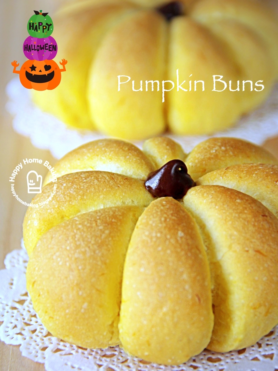 Happy Home Baking Halloween Pumpkin Bread Buns