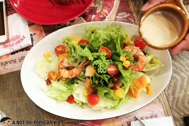 Shrimp salad of Peri Peri Chicken