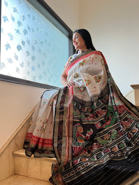 Sachipar baghambari odisha silk saree