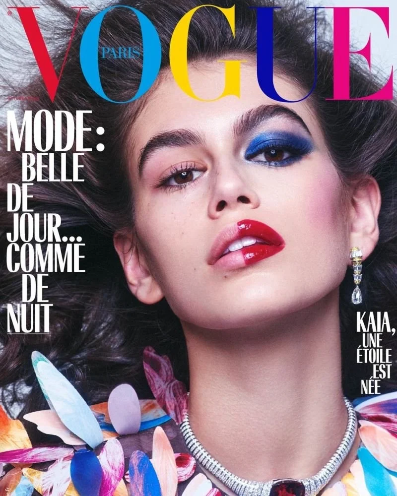 Kaia Gerber Vogue Paris October 2018 jewellery covers - fashion blog