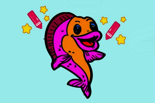 Easy To Paint Goldfish Game