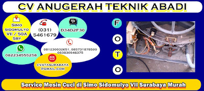 Service Mesin Cuci di Simo Sidomulyo VII Surabaya Murah