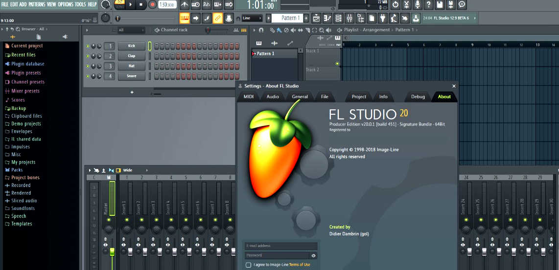 Download và cài đặt FL Studio Producer Edition 12.5.1 Build 165 Full Key, Phần mềm sản xuất âm nhạc chuyên nghiệp.