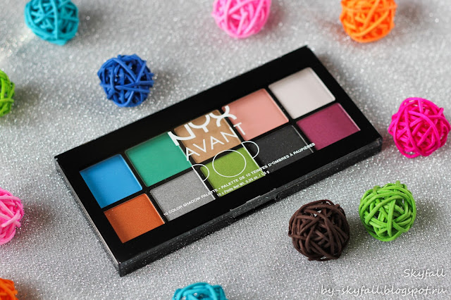 Палетка теней NYX AVANT POP! Shadow Palette ART THROB (APSP01)