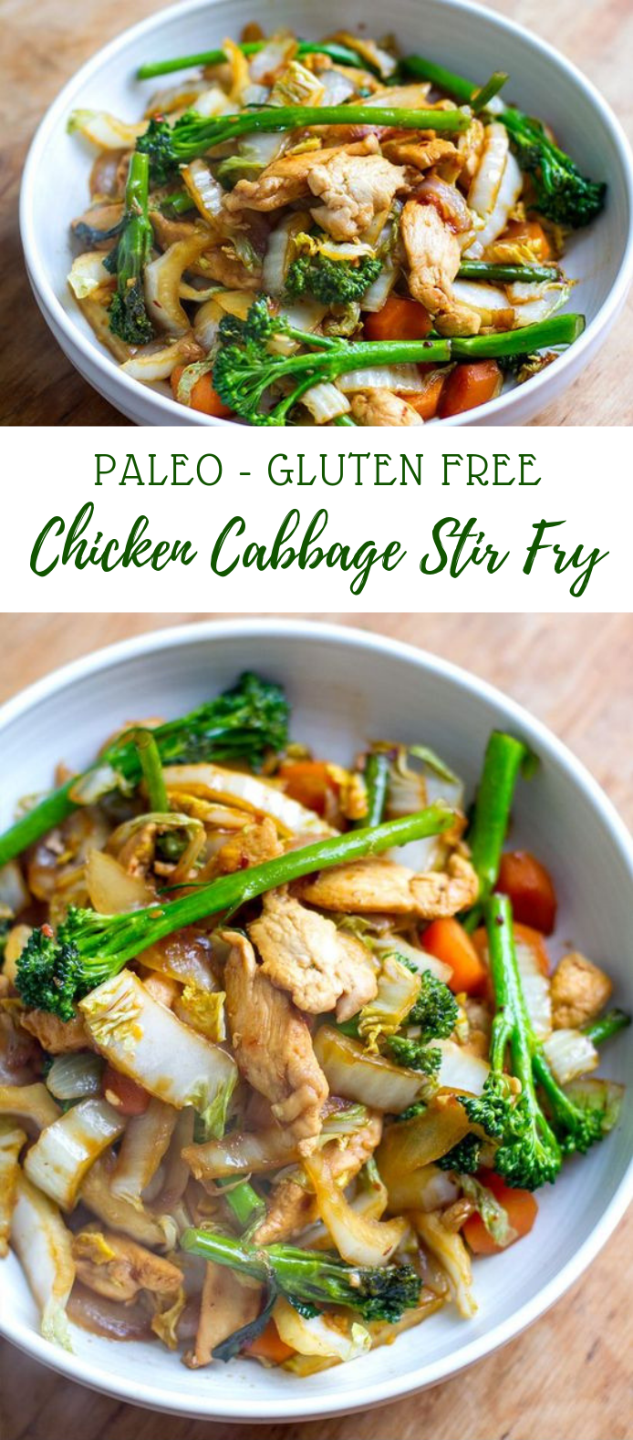 Quick & Easy Chicken Cabbage Stir Fry #HealthyRecipe #Quick