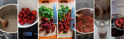 Zubereitung Erdbeer-Basilikum-Sirup