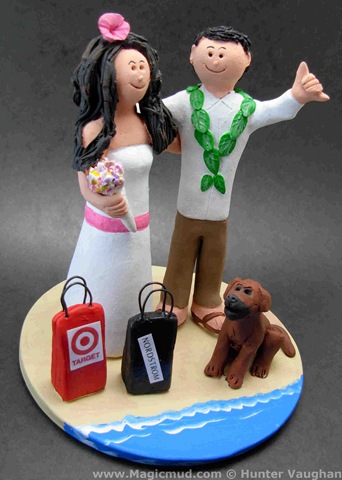Confessions of a Shopaholic Wedding Cake Topper cool wedding cakes