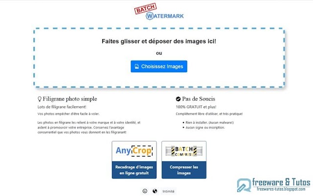 BatchWatermark.com : un service en ligne pratique pour marquer ses photos gratuitement