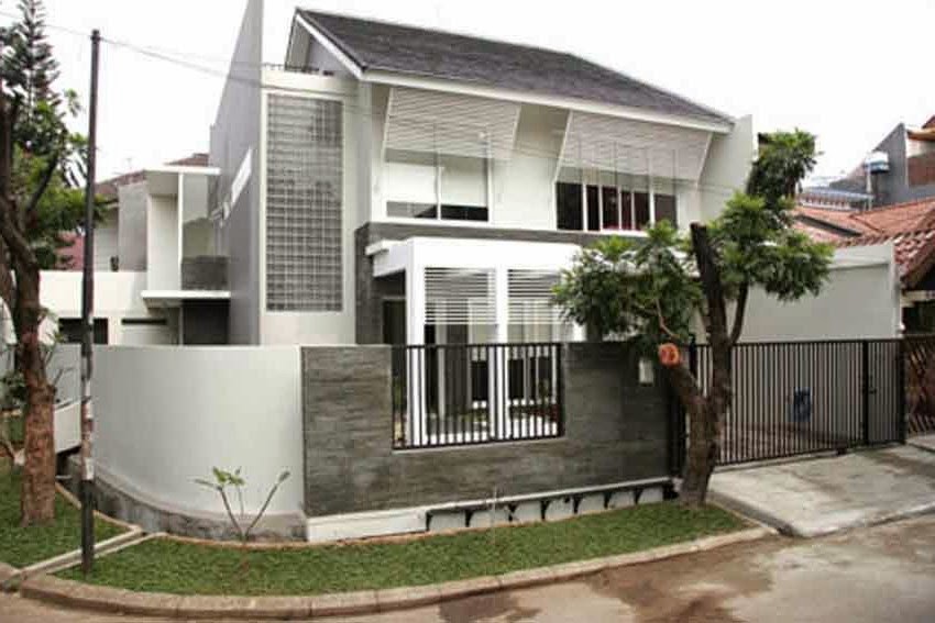 Desain Rumah  Minimalis  2  Lantai  Type  55 Foto Desain 