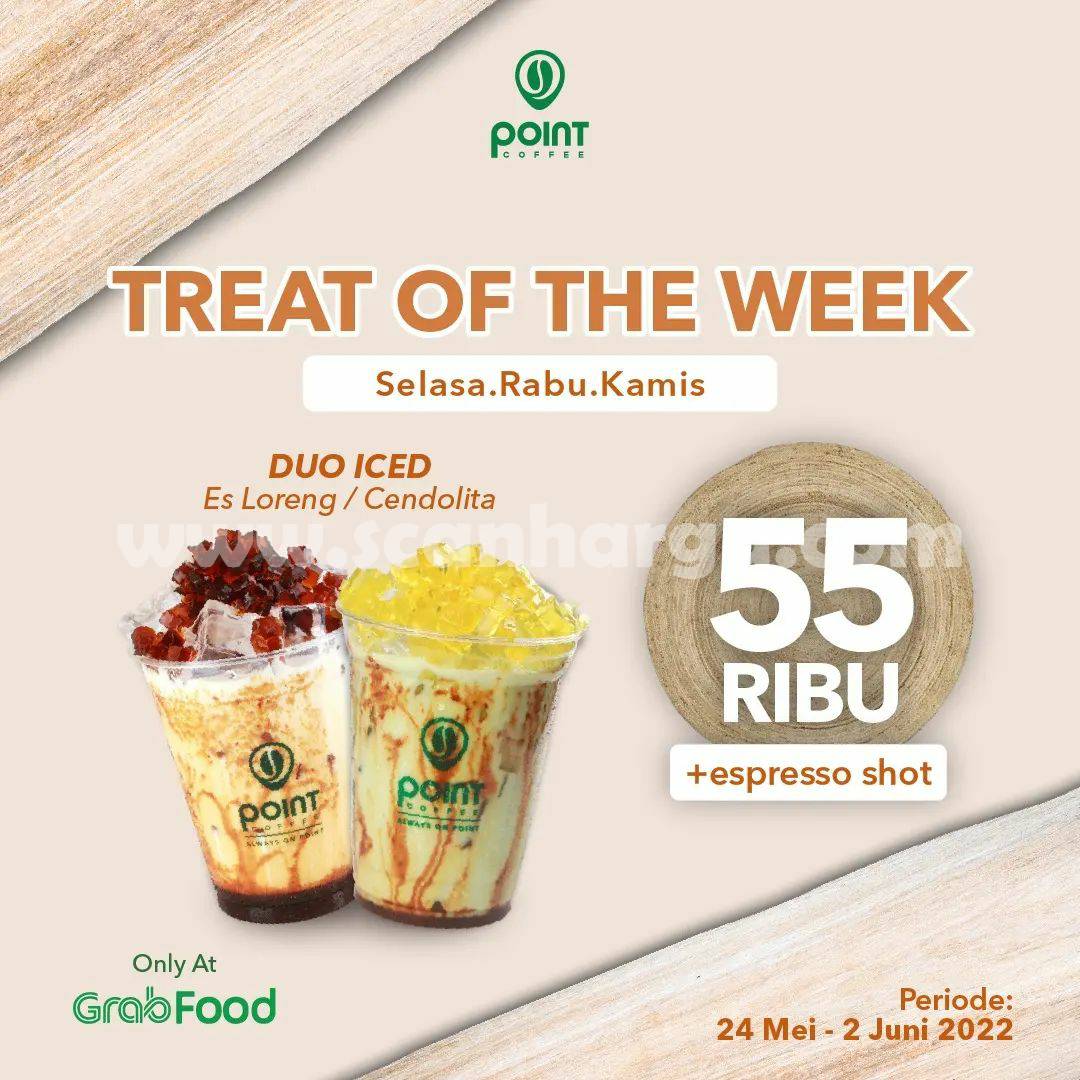 POINT COFFEE Promo Treat Of The Week – Bundling Package Only 55K