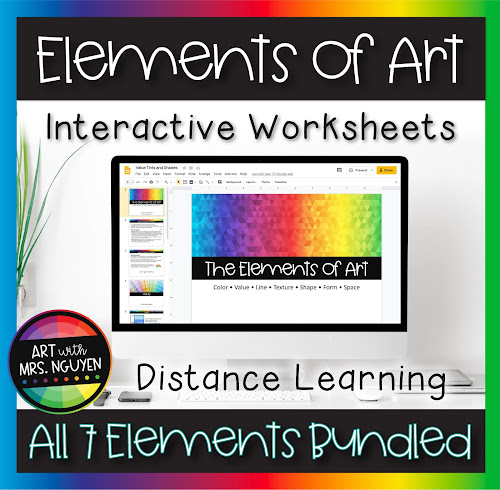 elements of art notes & assignment sheets