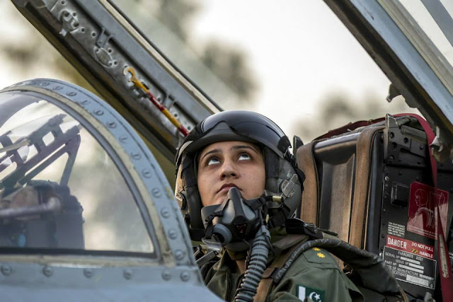 Pakistan's first female pilot