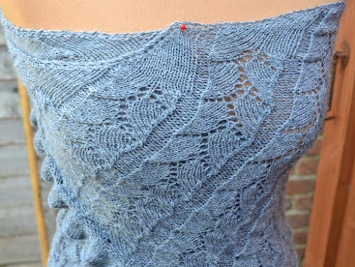 Lace Shawl (lace motif detail)