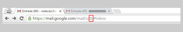 Alternando entre contas Gmail 1