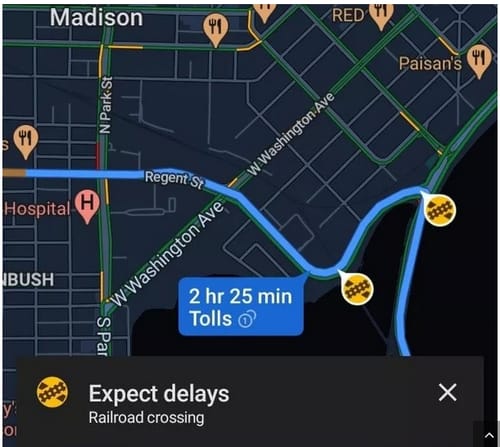 Google Maps has a useful feature for Waze ... here are the details