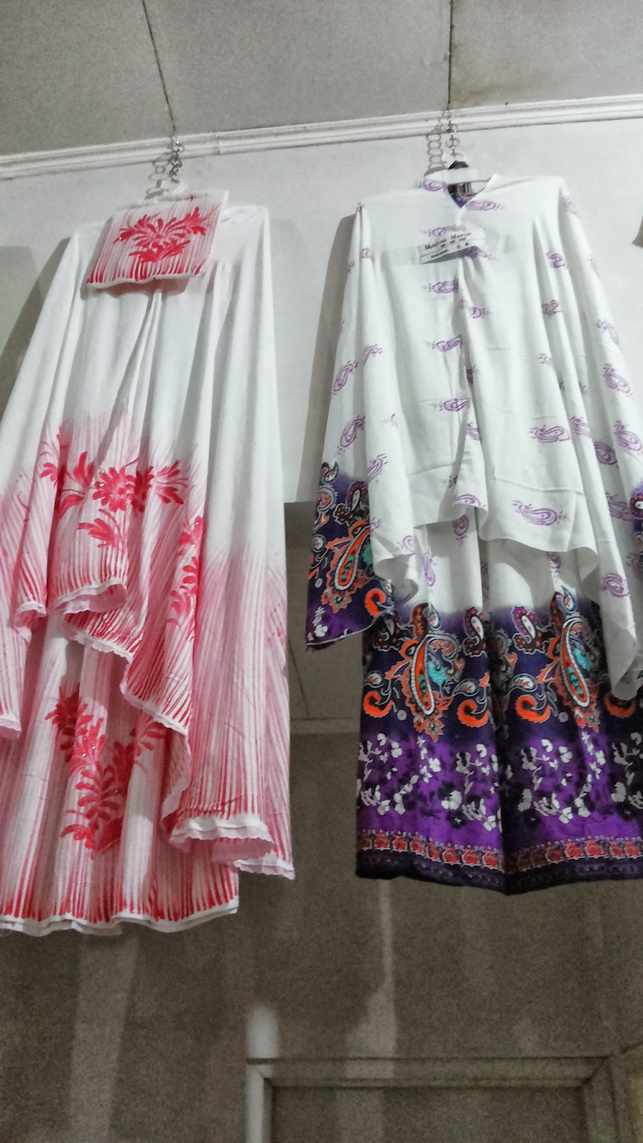 Mukena bali bordir motif kartun anak