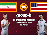 Streaming piala dunia Qatar 2022 gratis. Iran vs Amerika serikat: perebutan tiket menuju fase gugur 