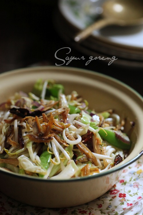 Sayur Campur Goreng Ala Xian - masam manis