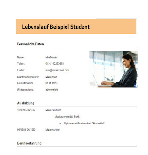 Lebenslauf Beispiel Student 1