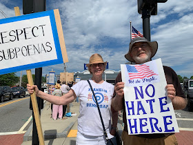 Franklin Democrats organized protest