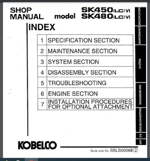 SK460LC (VI) SK480LC (VI) Shop Manual Excavator