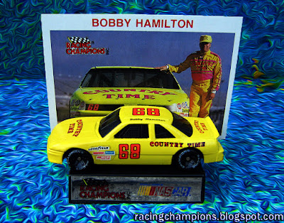 Bobby Hamilton #68 Country Time Lemonade Racing Champions 1/64 NASCAR diecast blog Neil Bonnett Rookie