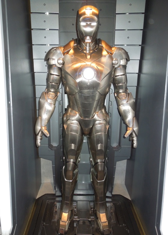 Silver Iron Man Mark II suit