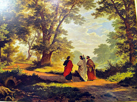 Way to Emmaus by Robert Zünd (1827-1909)