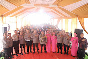 Bersama Ketua Bhayangkari , Kapolres Sidrap Lakukan Kunker di Polsek Watang Pulu