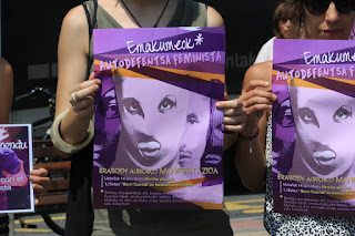 Presentación de los actos feministas para las fiestas del Carmen