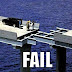 Funny picture of bridge building fail