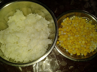 Ingredients for chekkalu/ Rice Cracker