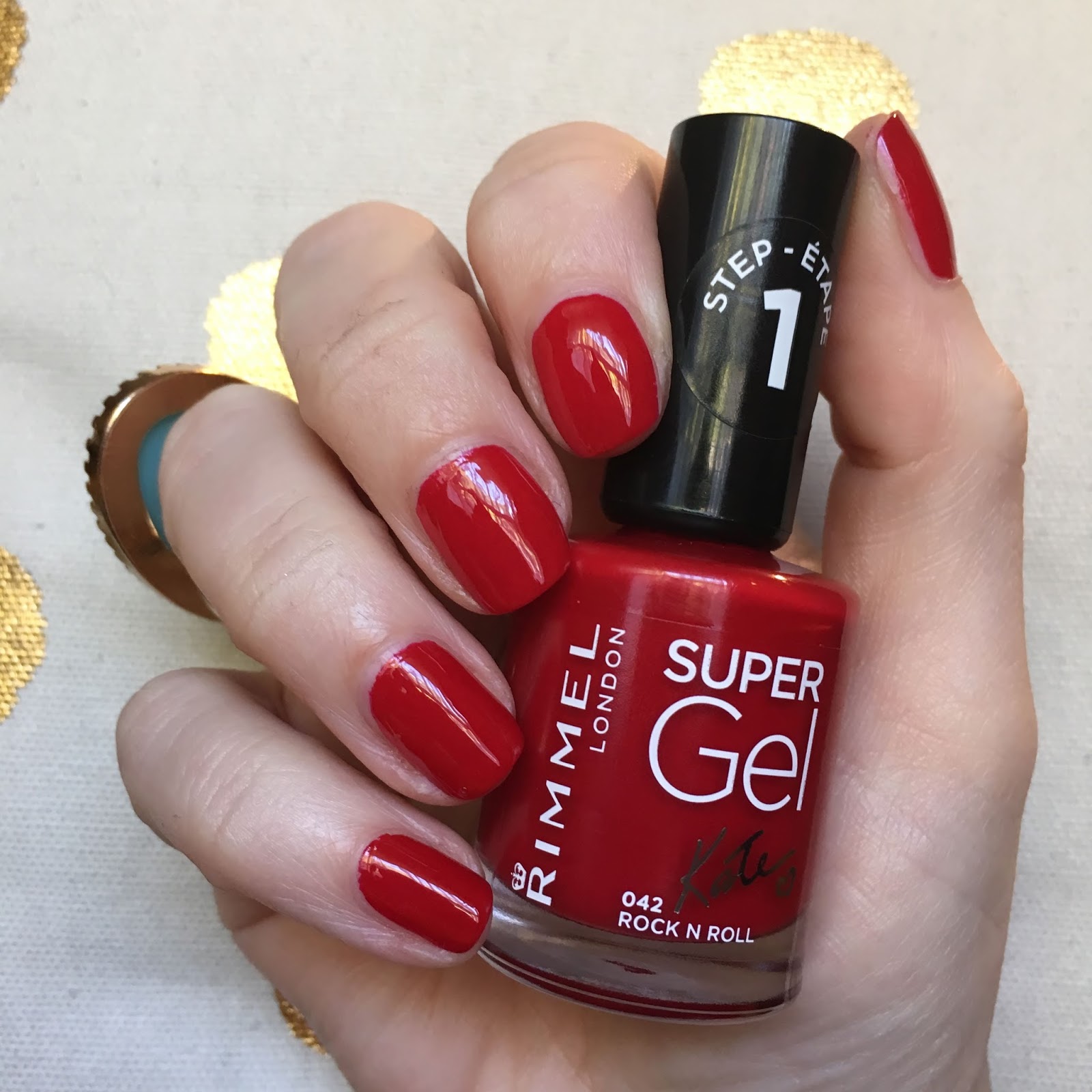 Rimmel London Super Gel Nail Polish At-Home Gel Manicure Naughty Or Nice  Red Shades - 12ml Naughty Or Nice 12.00 ml (Pack of 1)