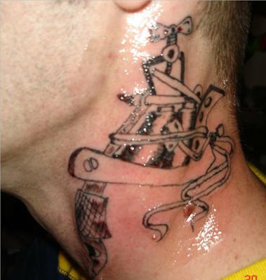 This is a best neck tattoos