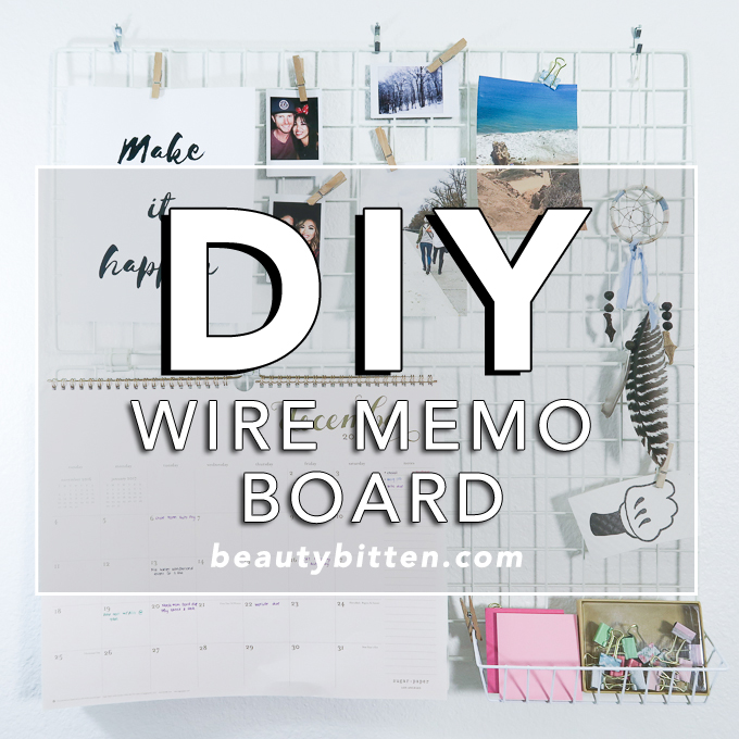 Wall Wire Board for organizing, wire moodboard