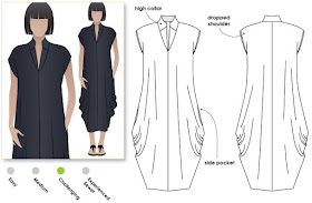 Creates Sew Slow: Style Arc Toni Designer Dress