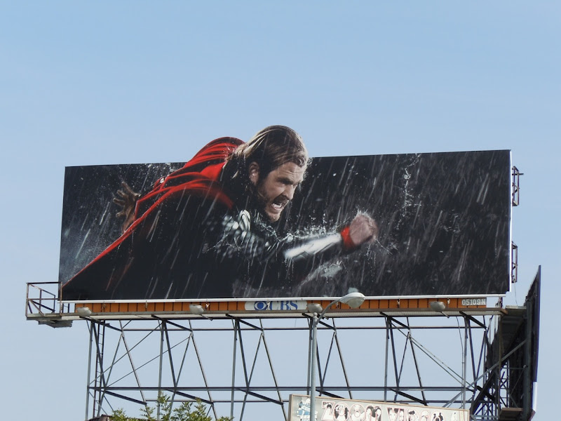 Thor movie billboard