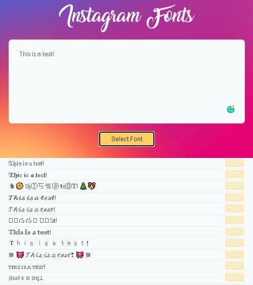 Add Fonts to Instagram, Utilizing Three Applications