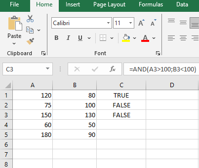 Cara Memasukkan Fungsi AND di Microsoft Excel