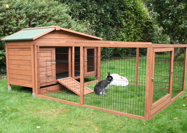 hd animals: outdoor rabbit cages