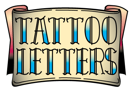 lettering tattoo gallery. Lettering Tattoo Designs