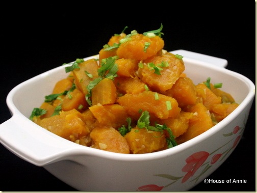 braised squash with lemongrass