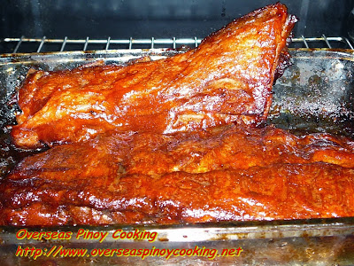 Baby Back Ribs, Pinoy Style - Cooking Procedure
