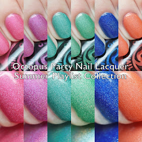 Octopus Party Nail Lacquer Summer Playlist Collection