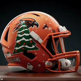 Bowling Green Falcons Christmas Helmets